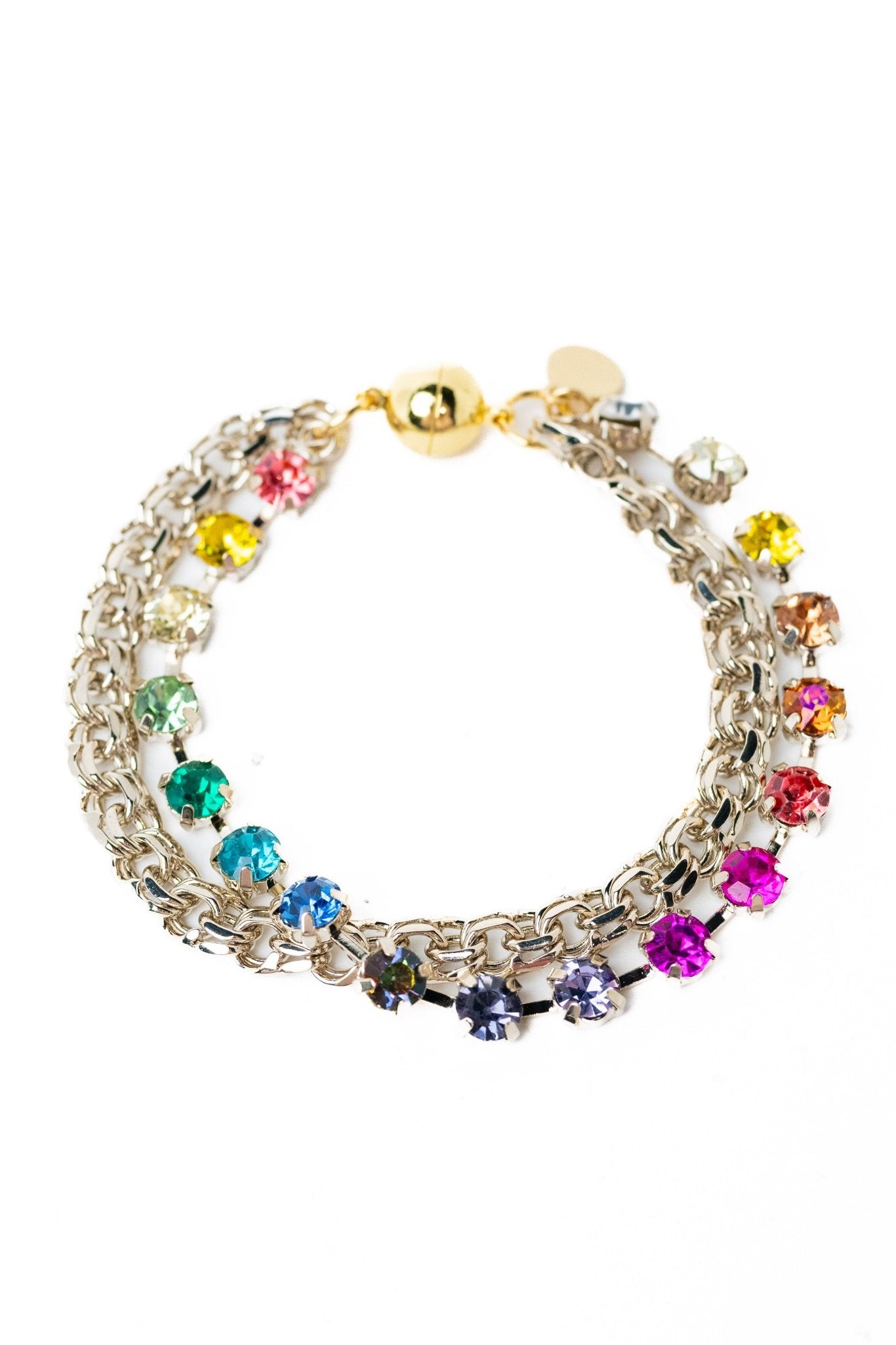 All About Me Bracelet - Metallic Linen Bright Multi - By Alexa Rae