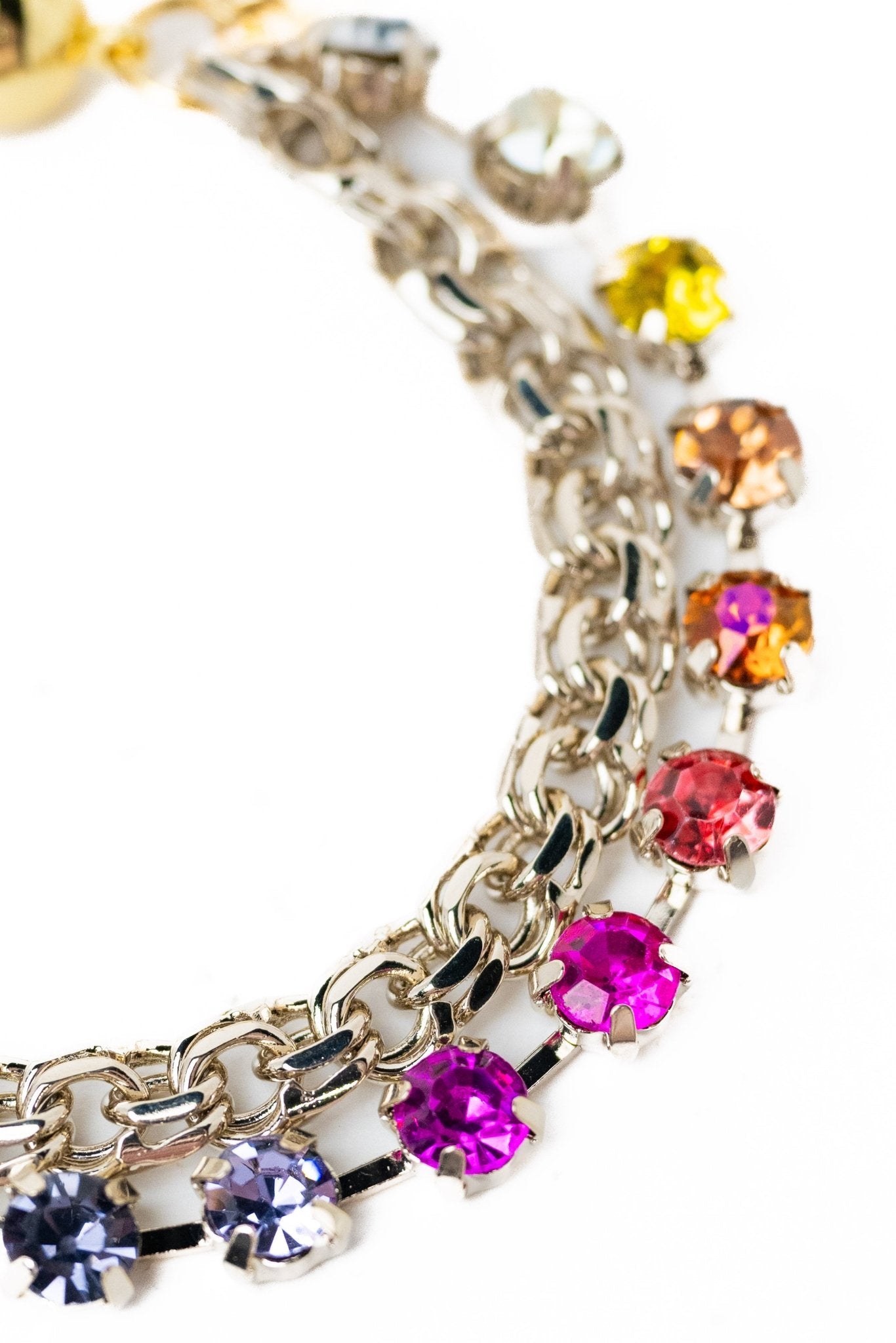 All About Me Bracelet - Metallic Linen Bright Multi - By Alexa Rae