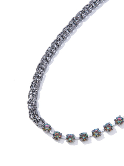 All About Me Necklace - Gunmetal Mystic - By Alexa Rae