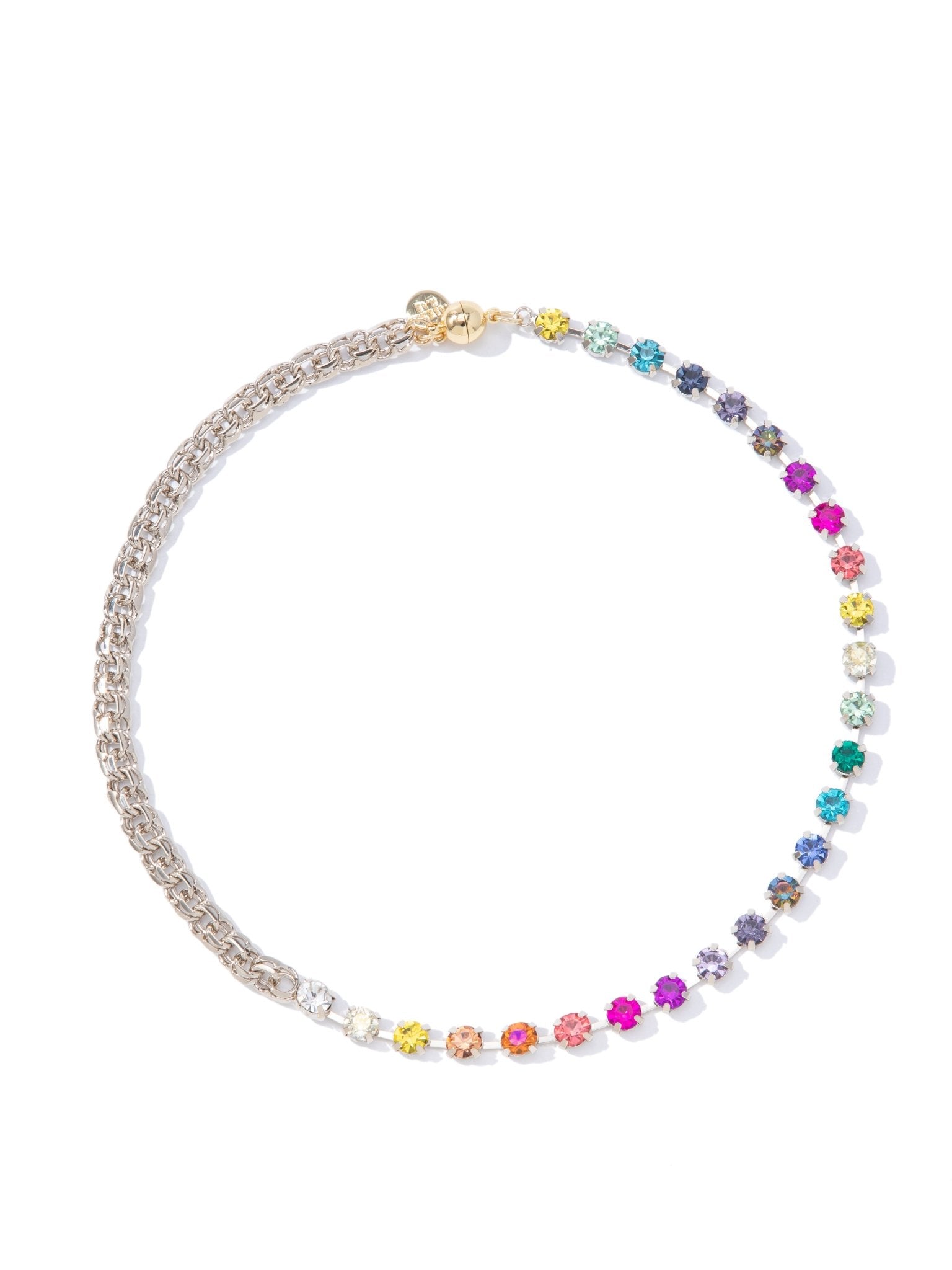 All About Me Necklace - Metallic Linen Bright Multi - By Alexa Rae