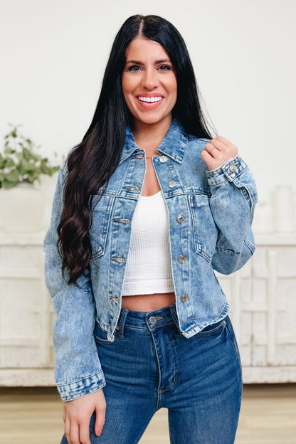 All The While Denim Jacket - By Alexa Rae