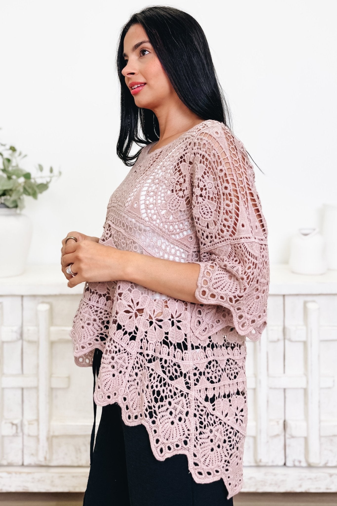 Alot To Love Crochet Cover Up - 2 Colors! - By Alexa Rae