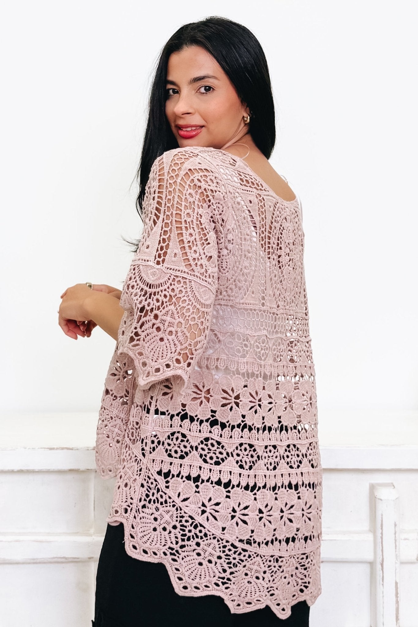 Alot To Love Crochet Cover Up - 2 Colors! - By Alexa Rae