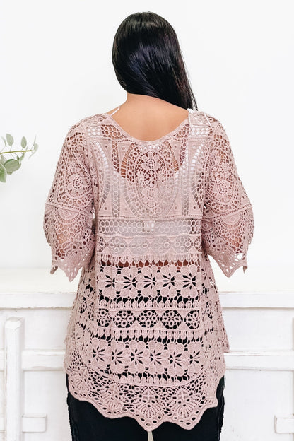 Alot To Love Crochet Cover Up - 2 Colors! - By Alexa Rae