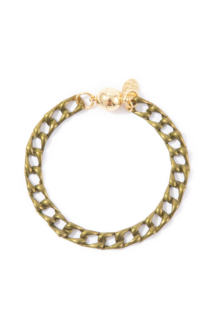 The Matrix Bracelet - Liquid Metallic Lemongrass
