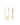 Anika Earrings - Champagne Kiss - By Alexa Rae