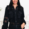 Assertive Love Lace Crochet Jacket