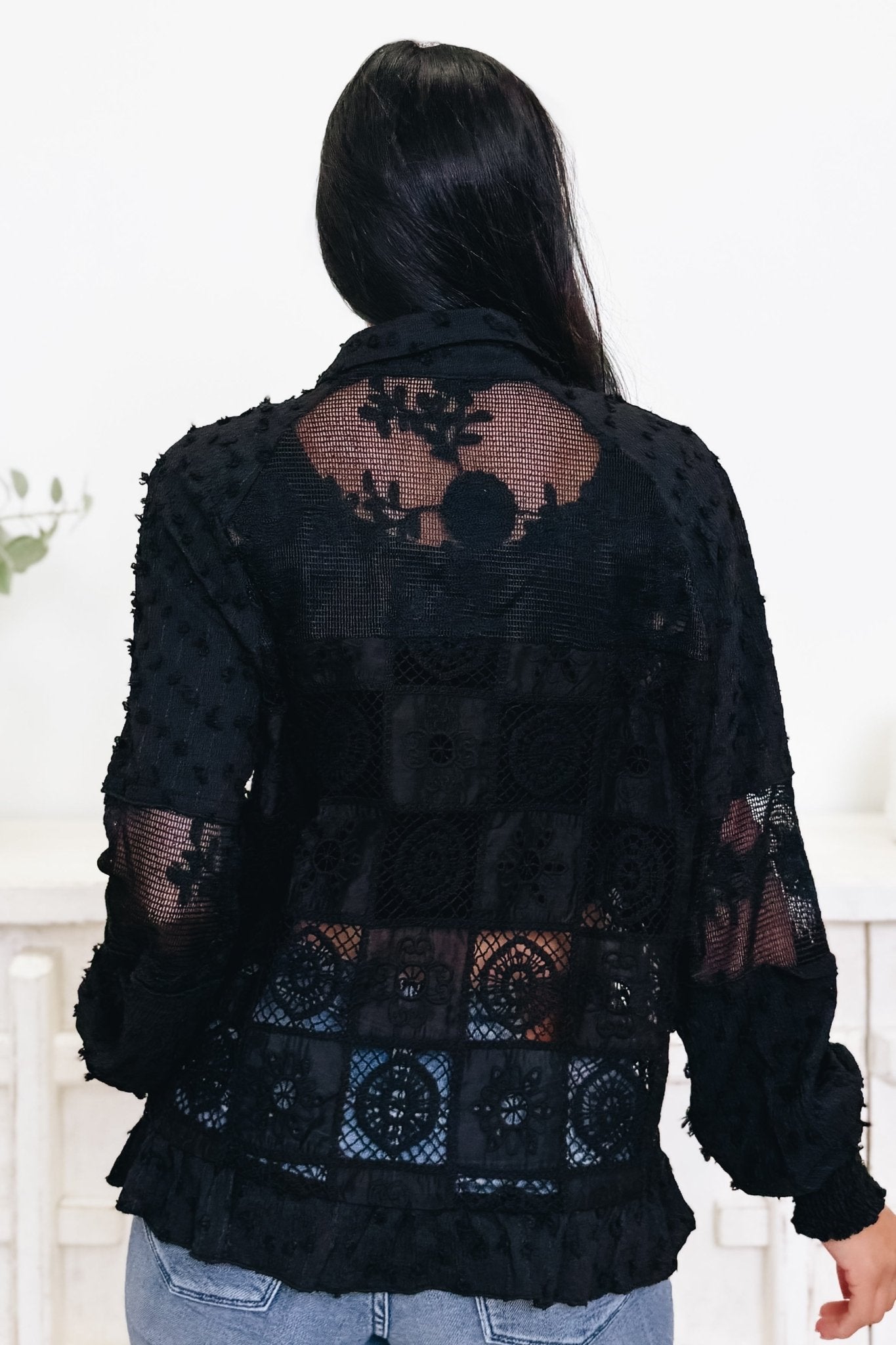 Assertive Love Lace Crochet Jacket - By Alexa Rae