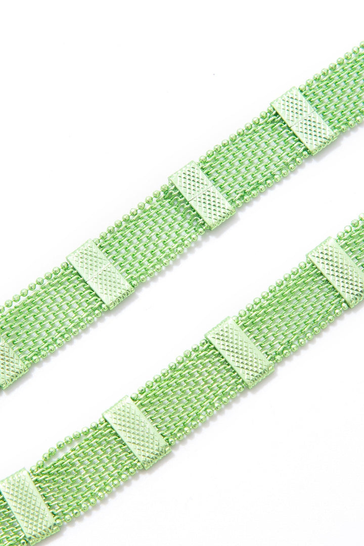Las Vegas Necklace - Liquid Metallic Apple Martini