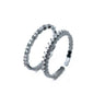 Aveline Ring Set - Gunmetal - By Alexa Rae