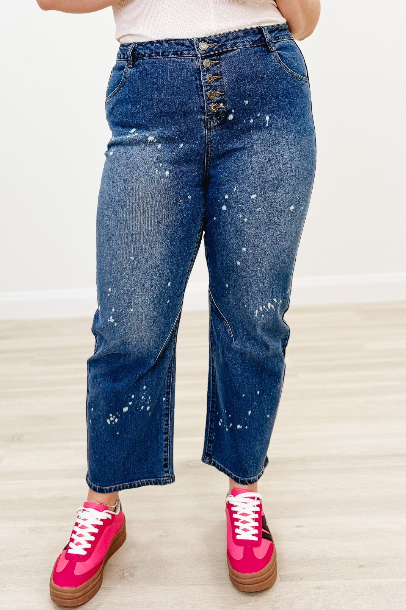 Sweet Baby Slim Baggy Straight Jeans