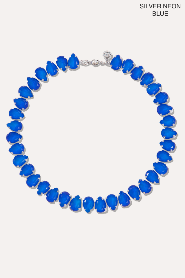 The BABE Neon Crystal Necklace - Multiple Colors!