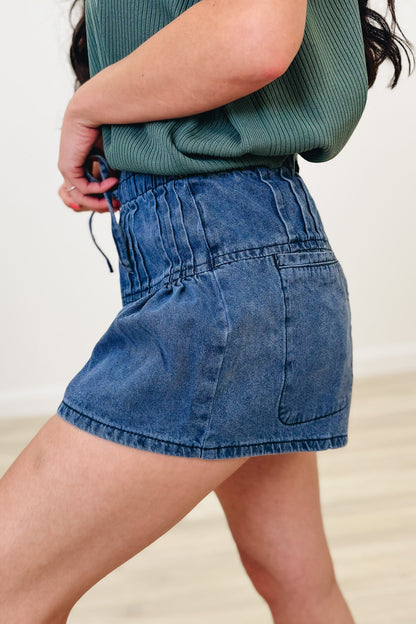 Keep On Going Flare Denim Shorts -2 Colors!