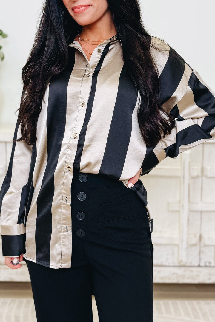 Savvy & Sassy Button Down Top