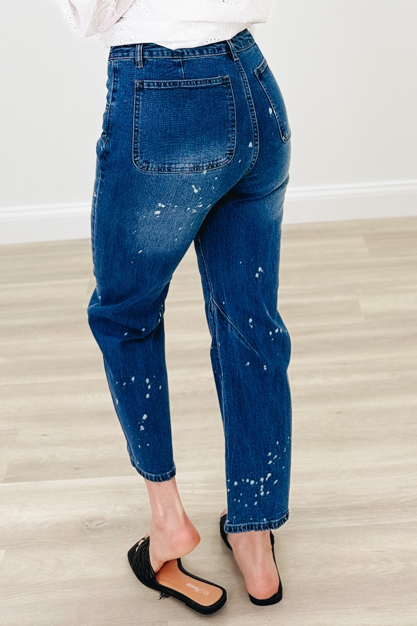 Sweet Baby Slim Baggy Straight Jeans