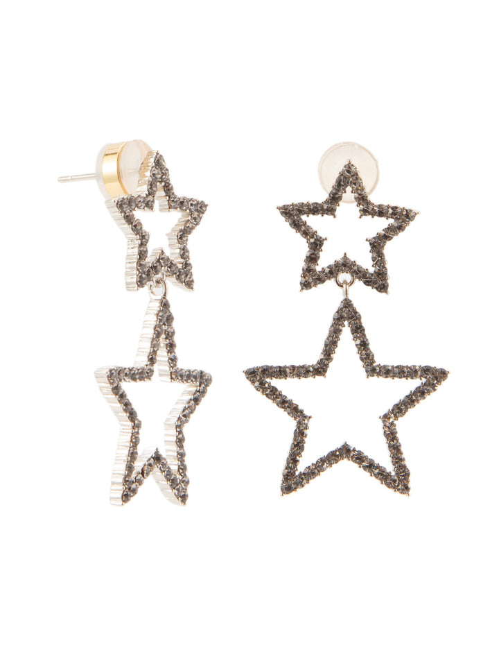 Asteria Earrings - Metallic Linen