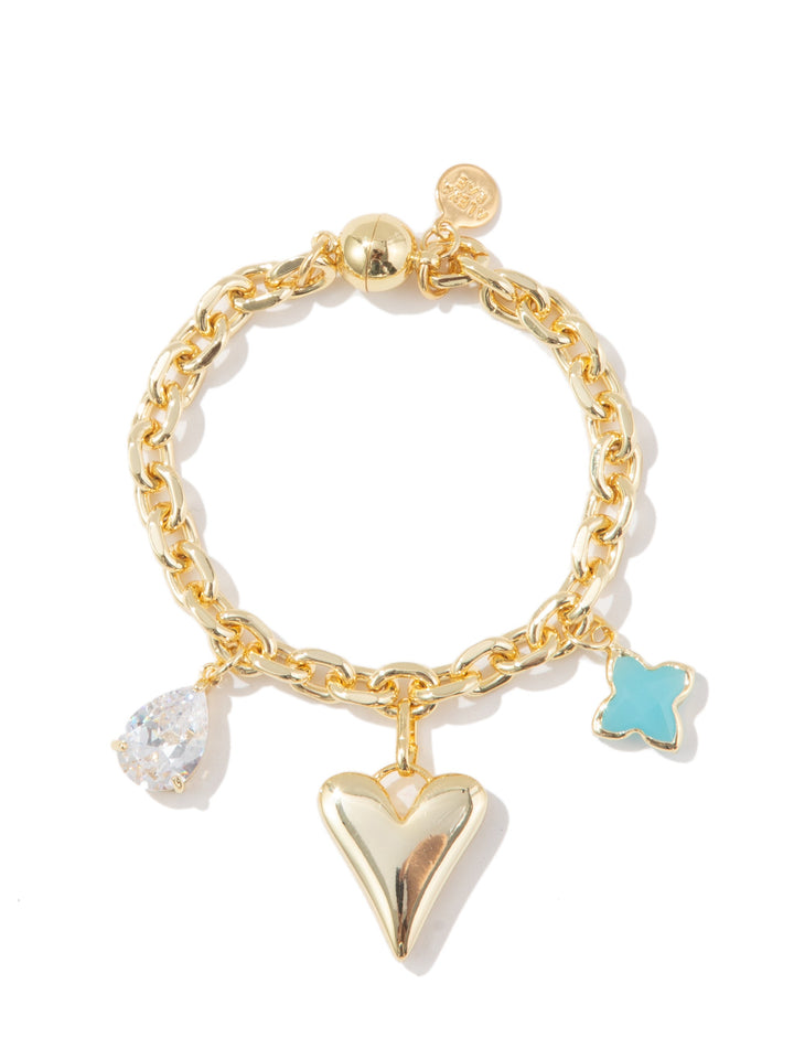 Unbreakable Love Charm Bracelet - Metallic Moonlight