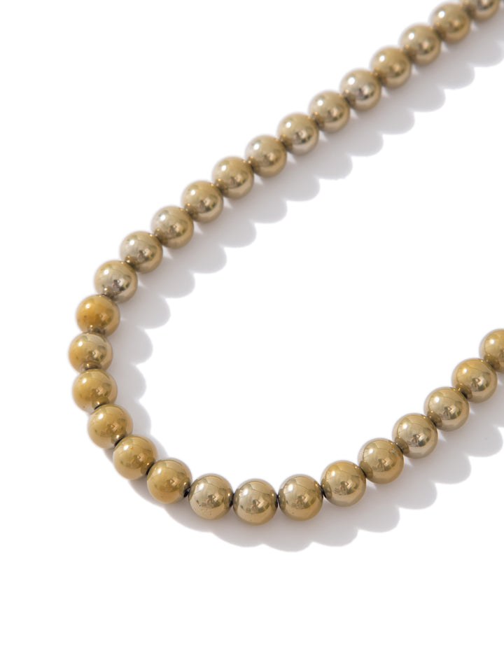 Summer In The City Medium Necklace - Metallic Almond
