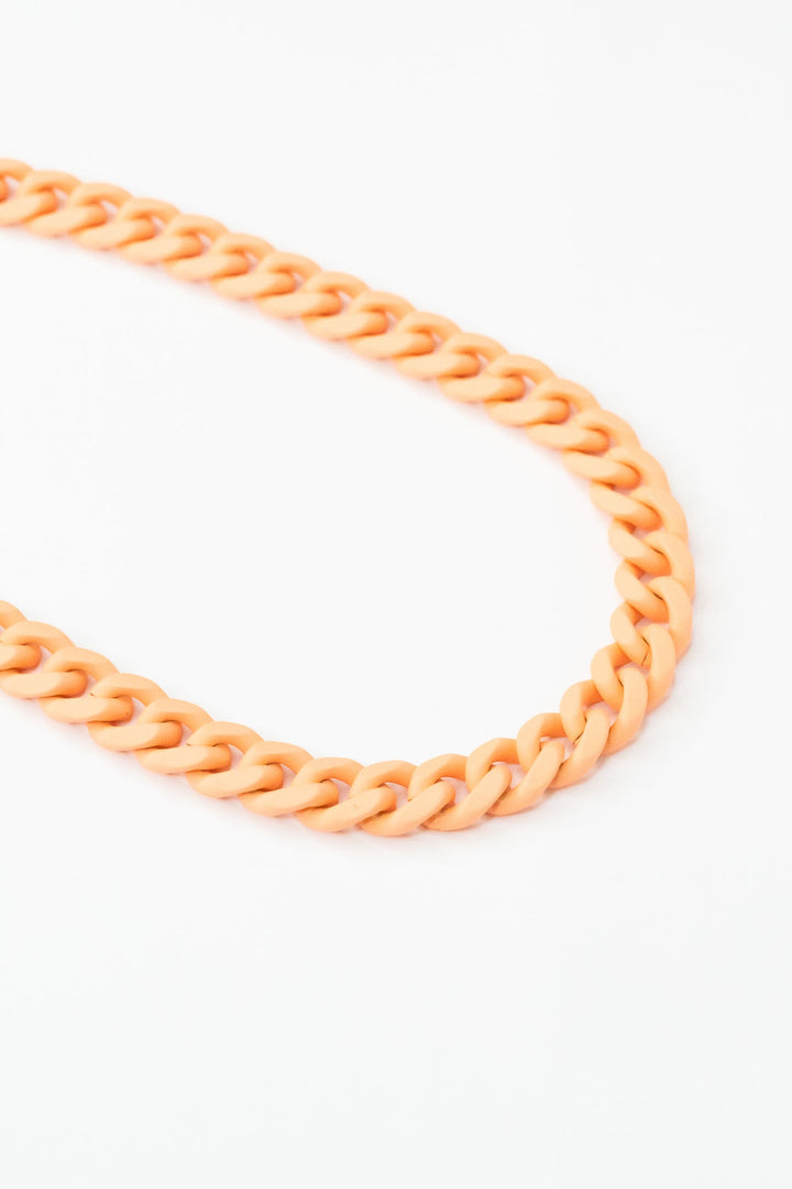 Forever After All Necklace - Matte Apricot