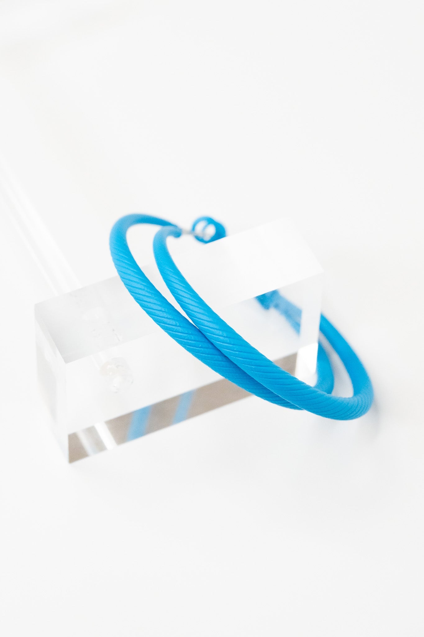Lola Earrings - Matte Sky Blue