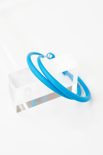 Lola Earrings - Matte Sky Blue