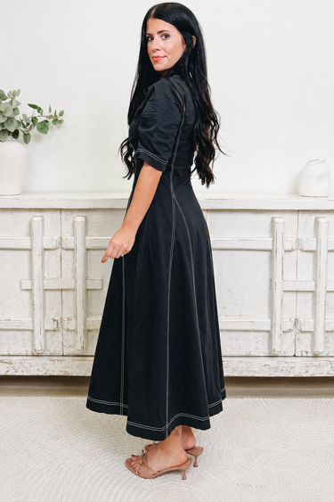 Seamingly Perfect Dress - 2 Colors!