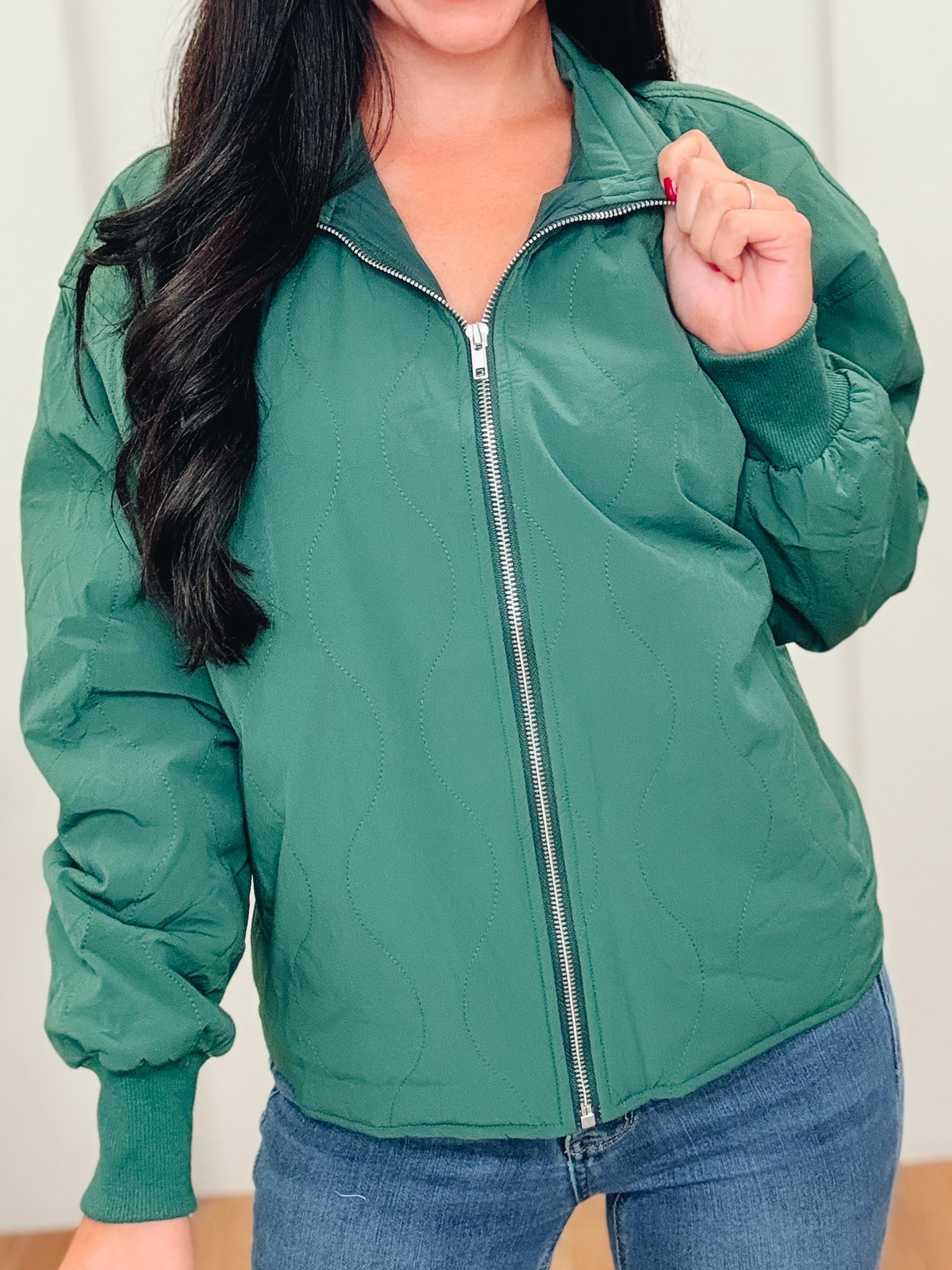 Let's Get Going Quilted Jacket