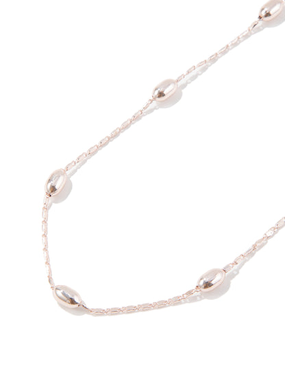 May Necklace - Metallic Coconut