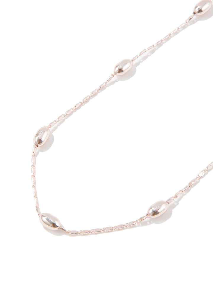 May Necklace - Metallic Coconut