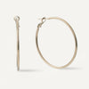 Pilar XL Earrings - Metallic Linen