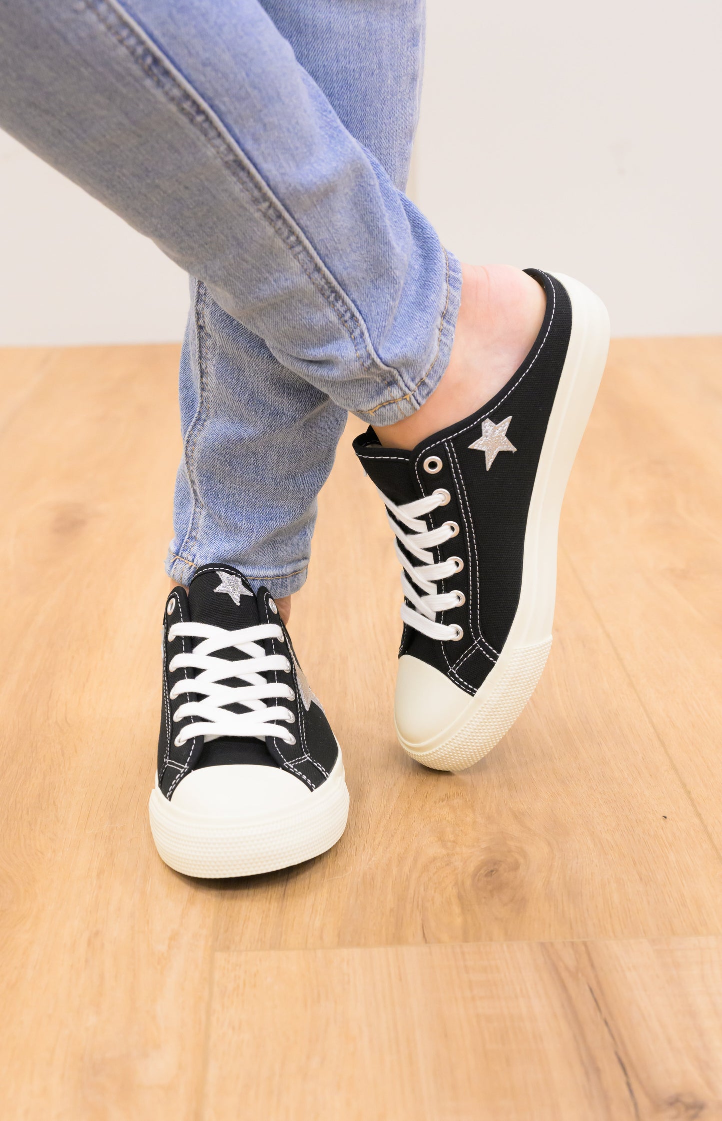 Ccocci Zoe Star Patch Mule Sneakers - 3 Colors