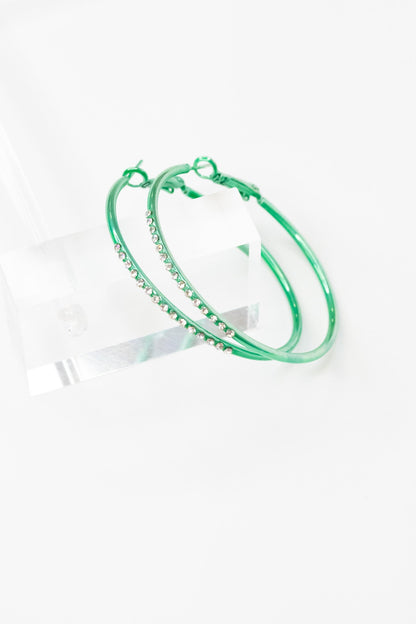 Just Perfect Earrings - Liquid Metallic Fantasy Island