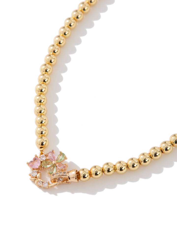 Sweet Pea Necklace - Gold