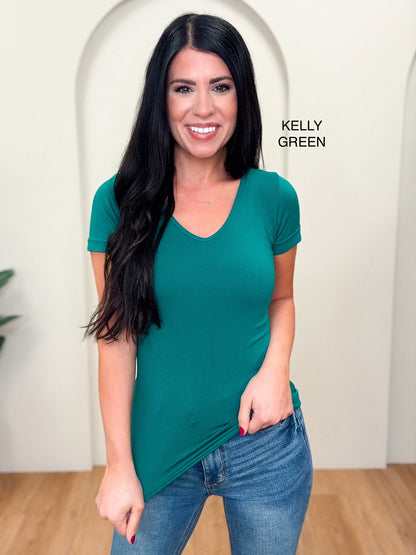 Everything To Me Seamless Short Sleeve Top - 14 Colors!