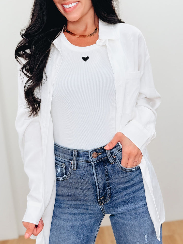 The Downtown Button Down Top