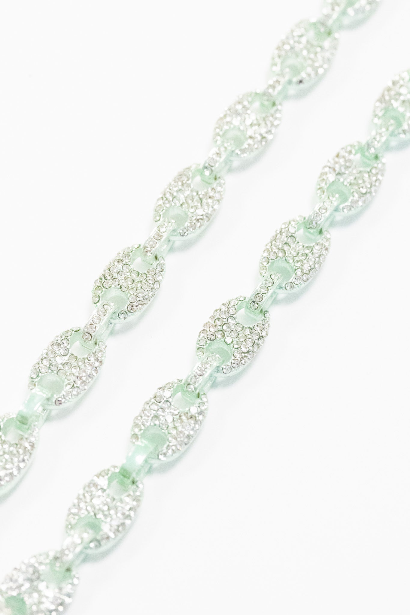 Met Gala Alaia Necklace - Liquid Metallic Fantasy Island