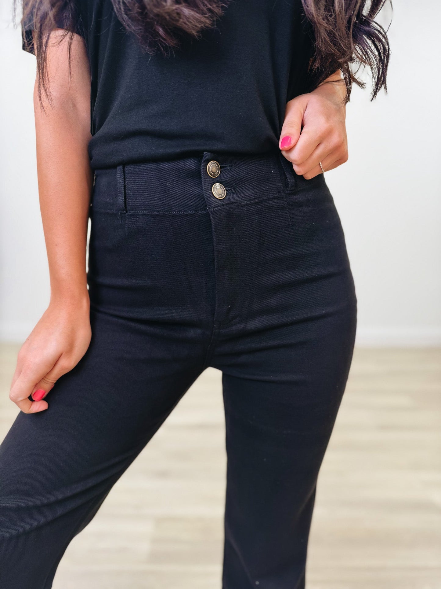 Streetlight Stunners Stretchy High Rise Wide Leg Flare Jeans - 5 Colors!