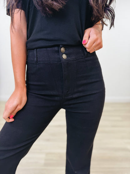 Streetlight Stunners Stretchy High Rise Wide Leg Flare Jeans - 5 Colors!