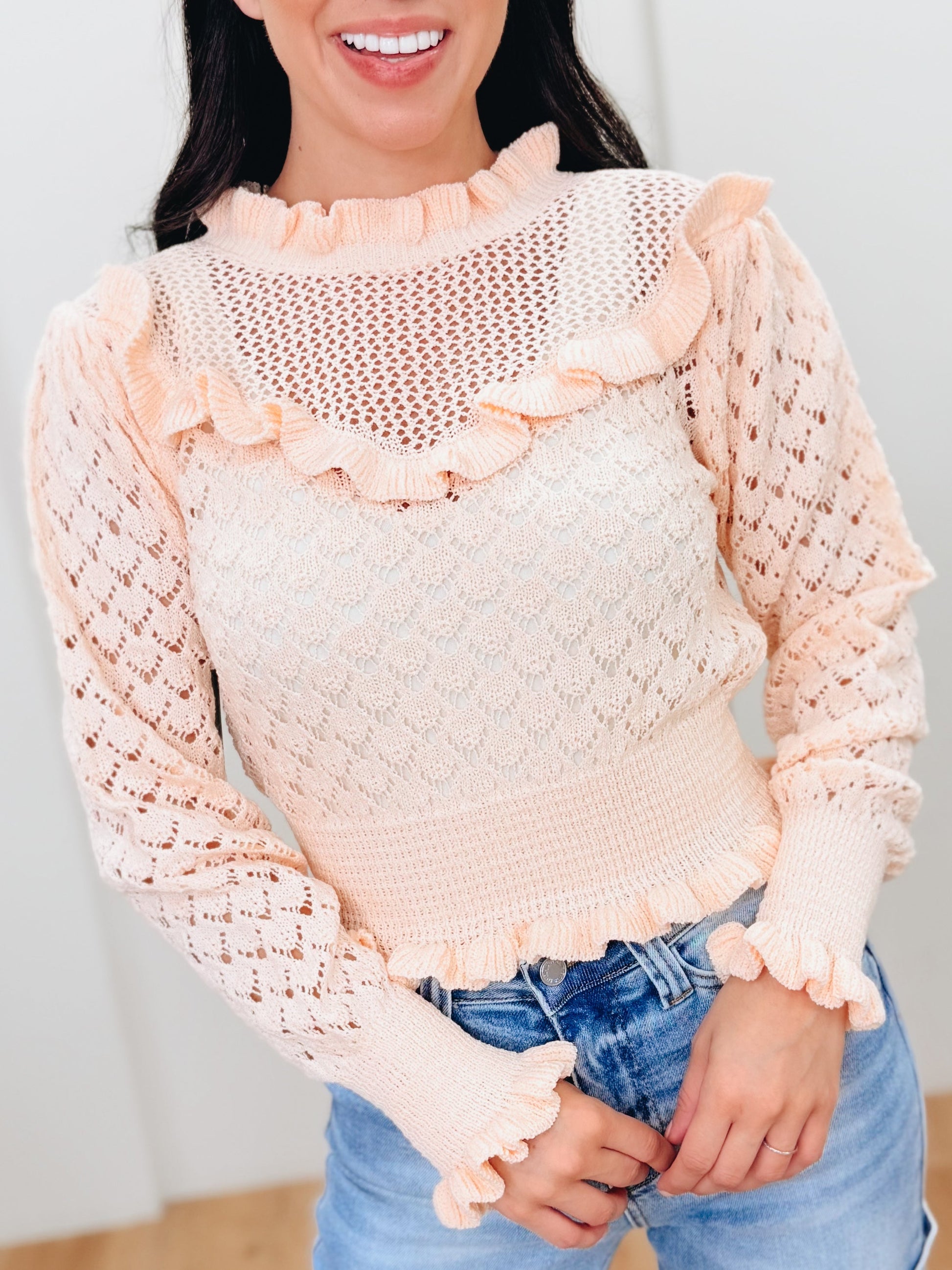 Ruffle Shuffle Top - 2 Colors!