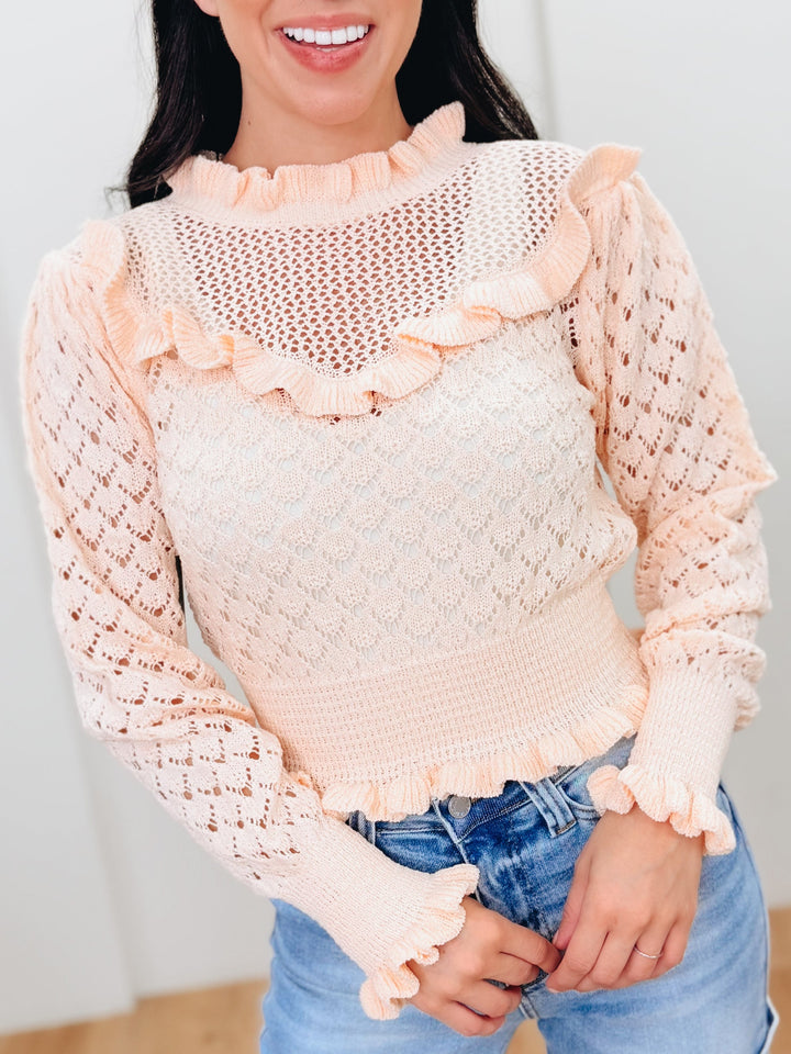 Ruffle Shuffle Top - 2 Colors!