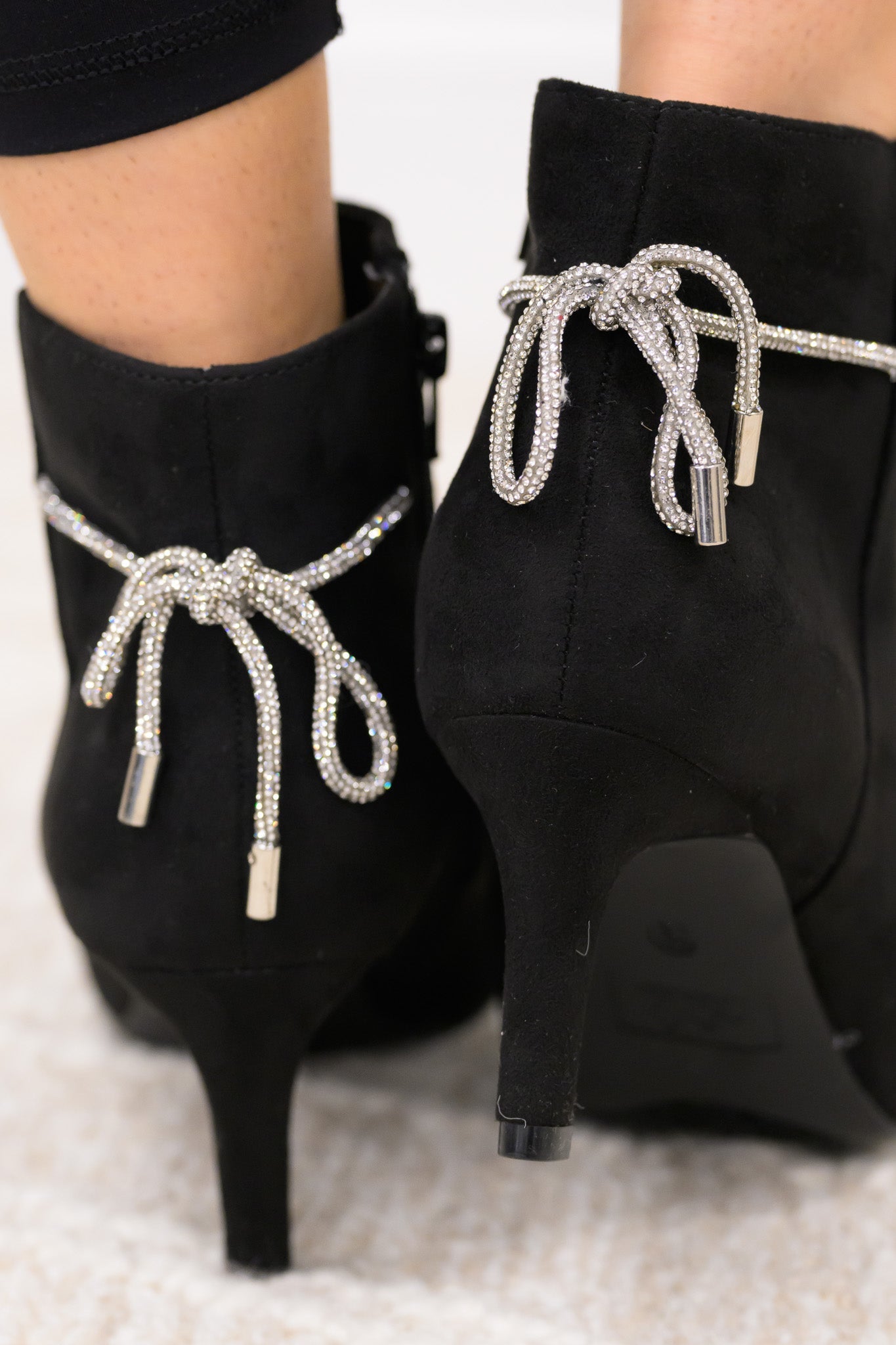 MIA Lorrie Boots - Black Silver