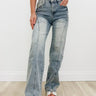 Bella By YMI - Relaxed Rise Wide Leg Jeans - Light Denim - By Alexa Rae