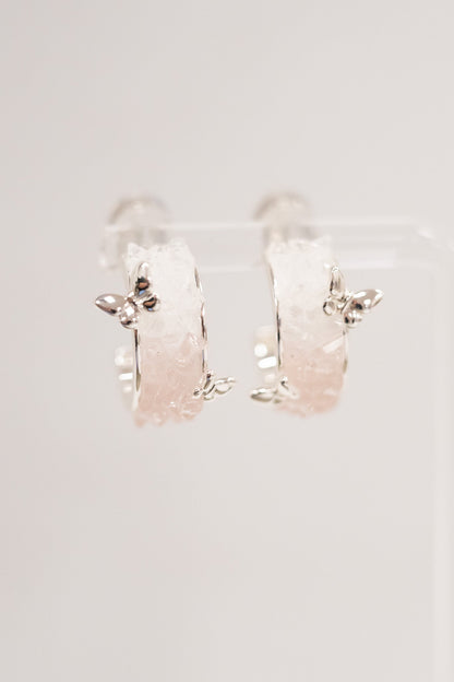 Butterfly Kisses Earrings - Petal
