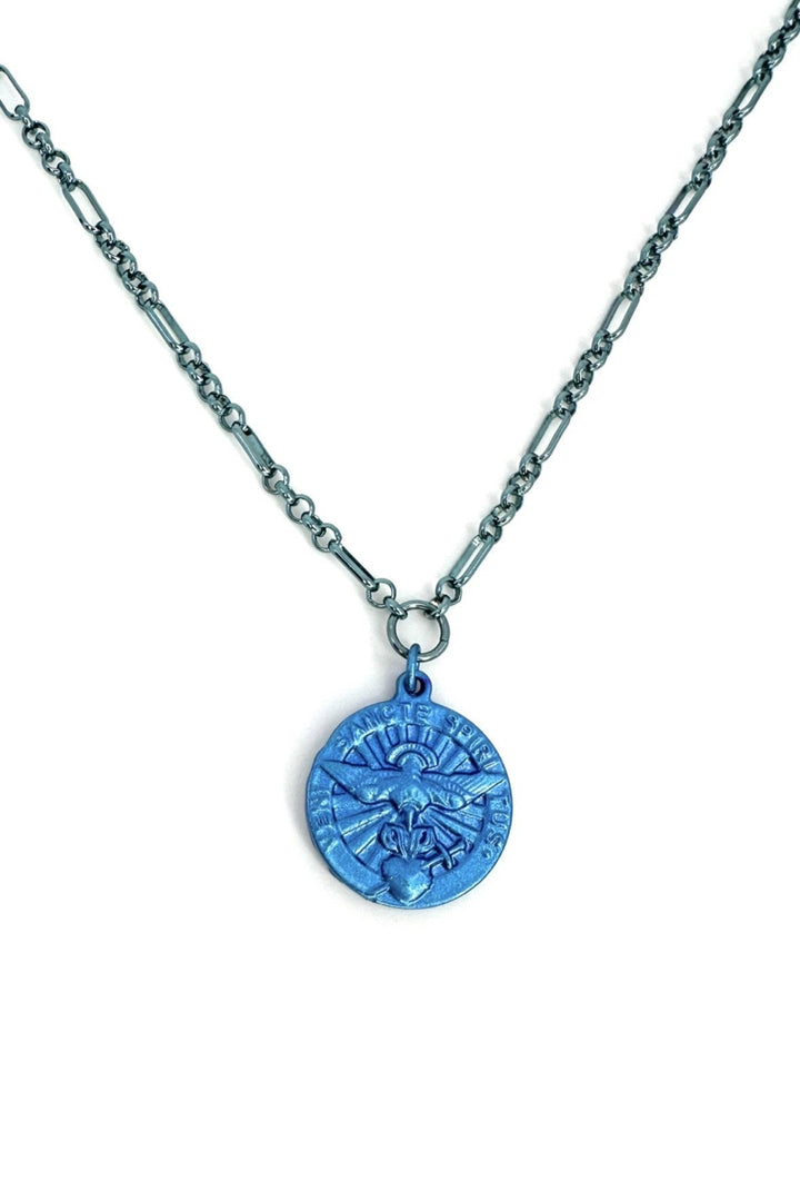 Holy Feeling Necklace - Metallic Ocean Blue