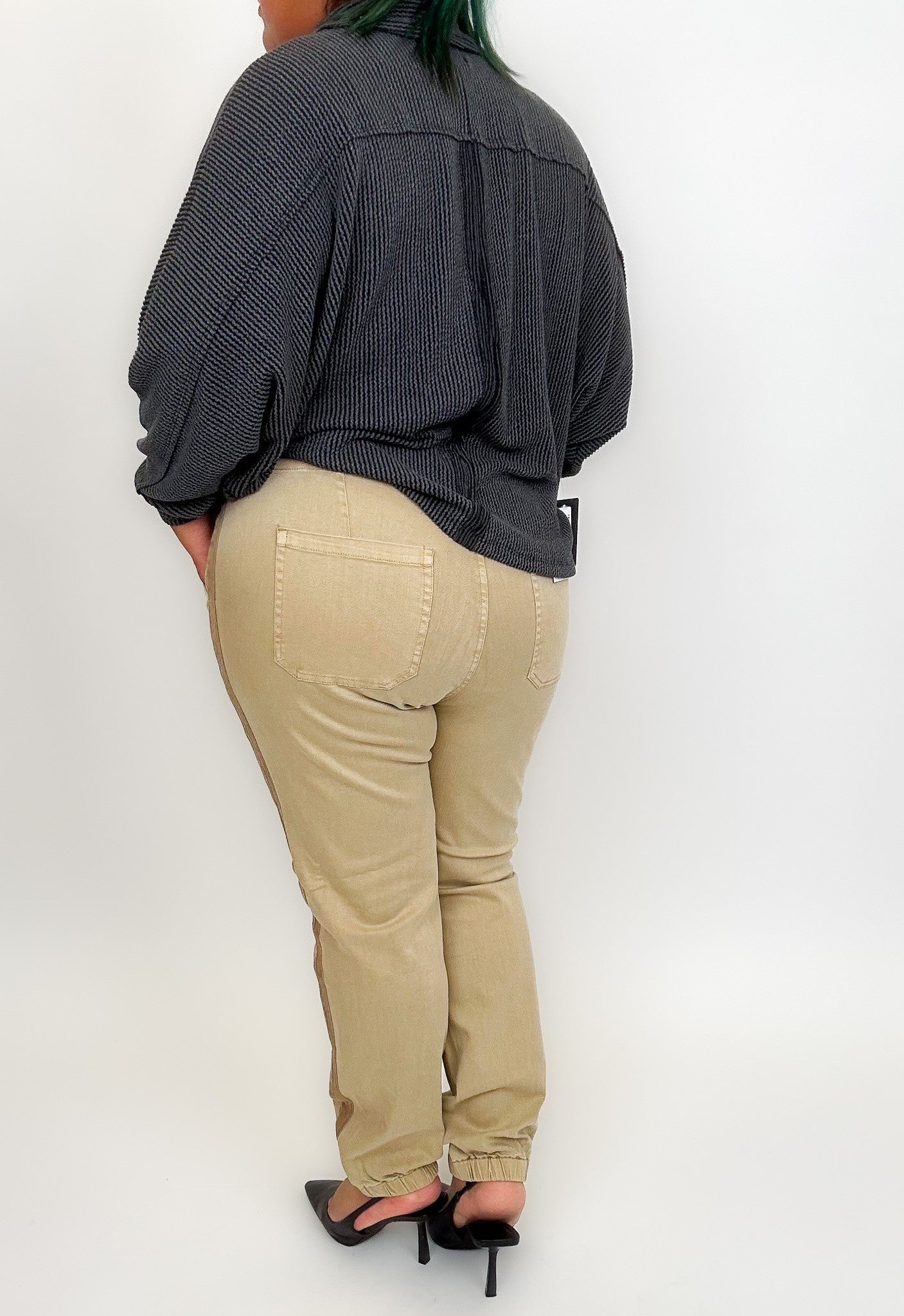 Risen Top Gun Jogger Jeans - Sand