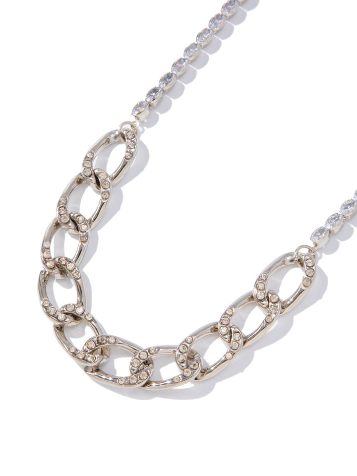 Billie Jean Necklace - Metallic Linen - By Alexa Rae