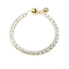 Bitter Sweet Bracelet Round Large Single - White