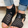 Blowfish Anuella Sandals - Black - By Alexa Rae