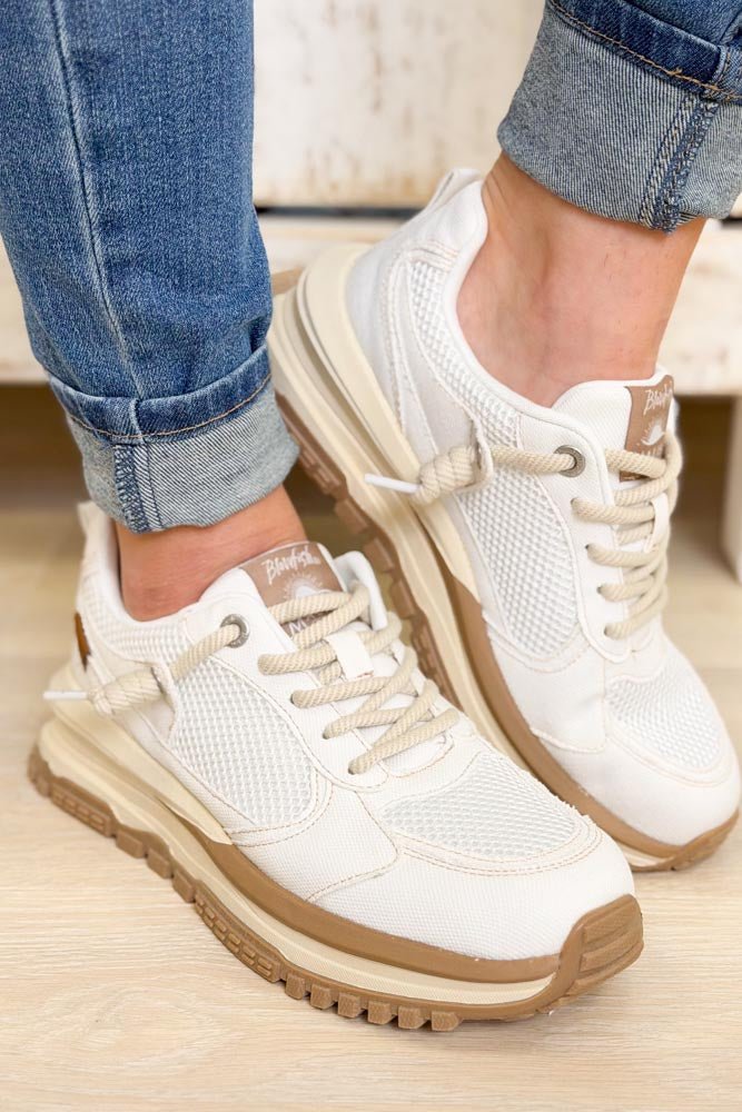 Blowfish Leotina Sneakers - White - By Alexa Rae