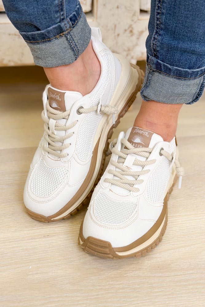 Blowfish Leotina Sneakers - White - By Alexa Rae